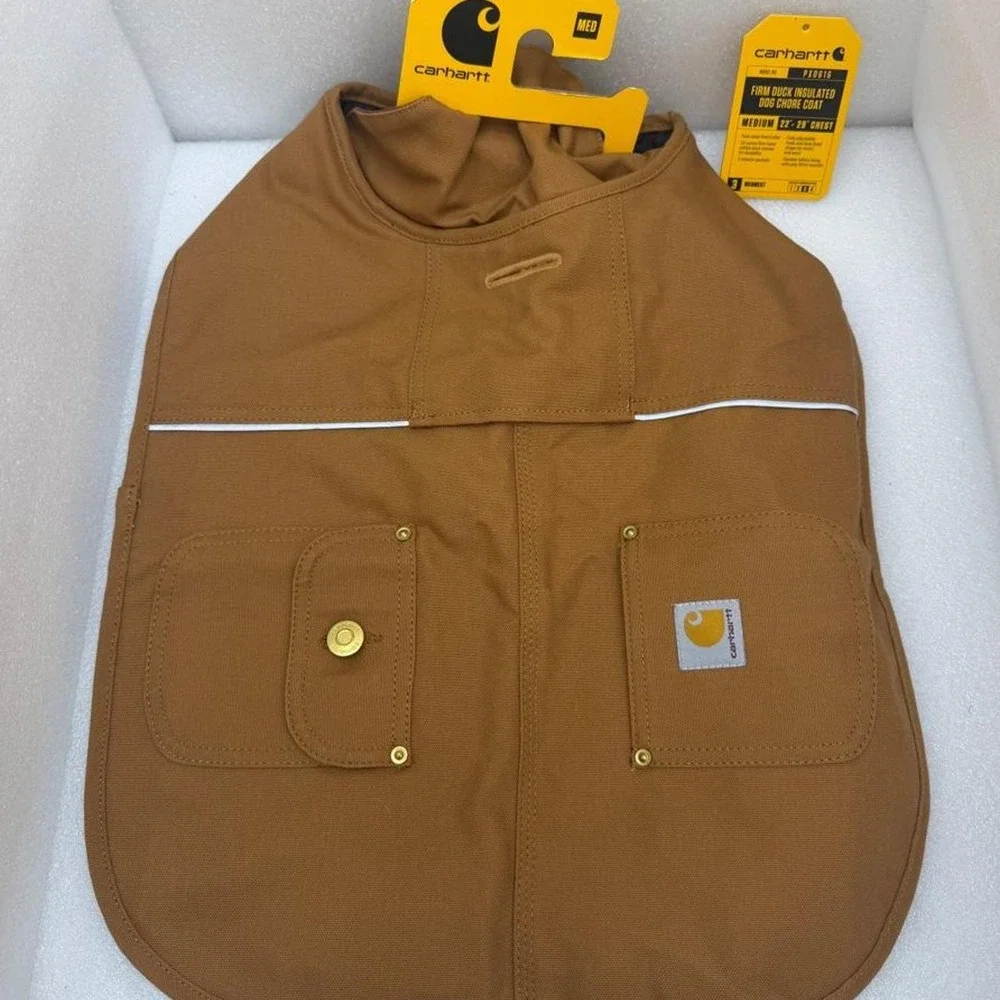 Carhartt NWT Firm Duck Insulated Dog Chore Coat Carhartt Brown | Size Medium